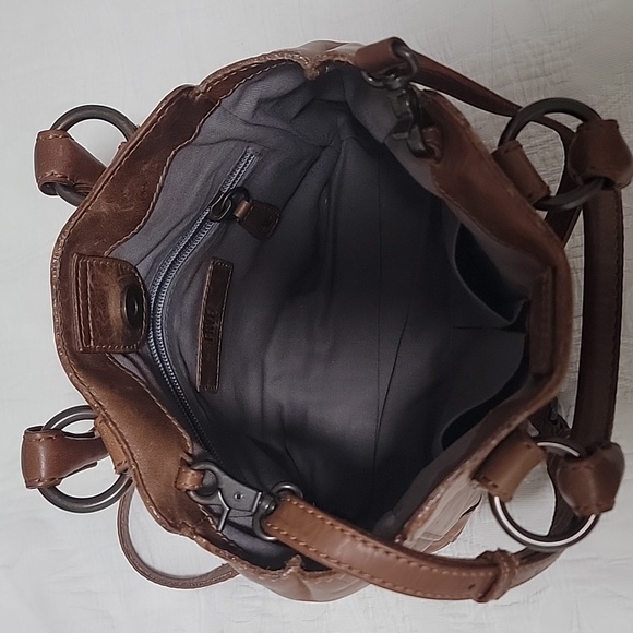 Authentic Excellent Condition Frye Leather Handbag Melissa Mini Tote Bag DB0250 - Picture 15 of 17